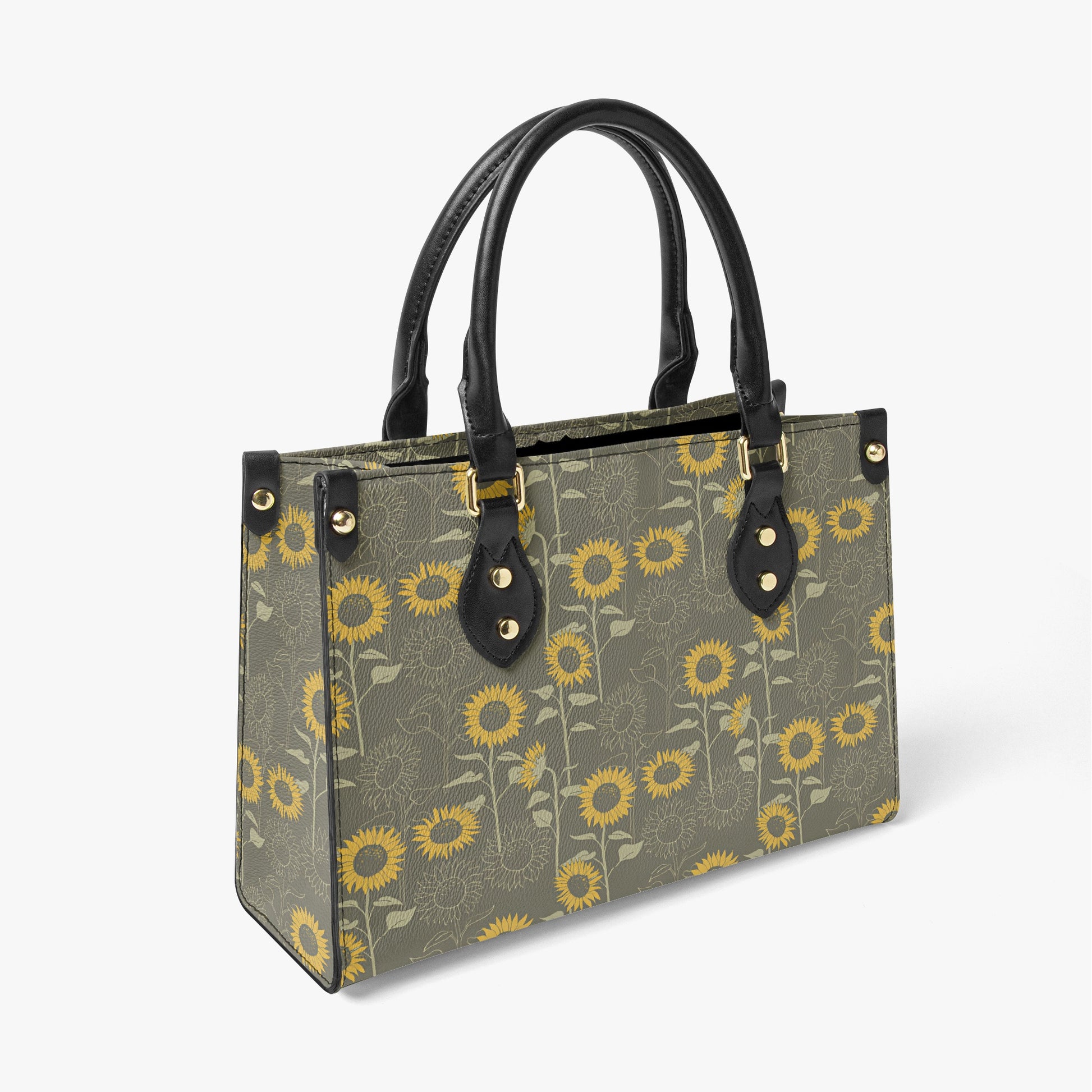 Women's Sunflower Print Handbag - Stylish & Versatile Tote Bag