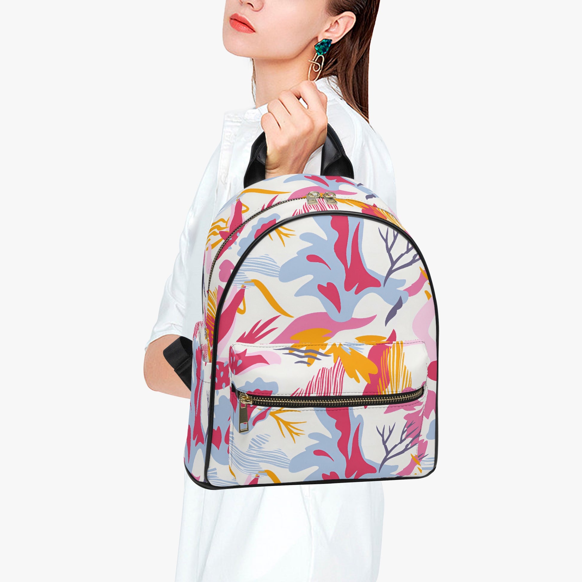 Coastal Breeze Mini Backpack: Seaside Serenity