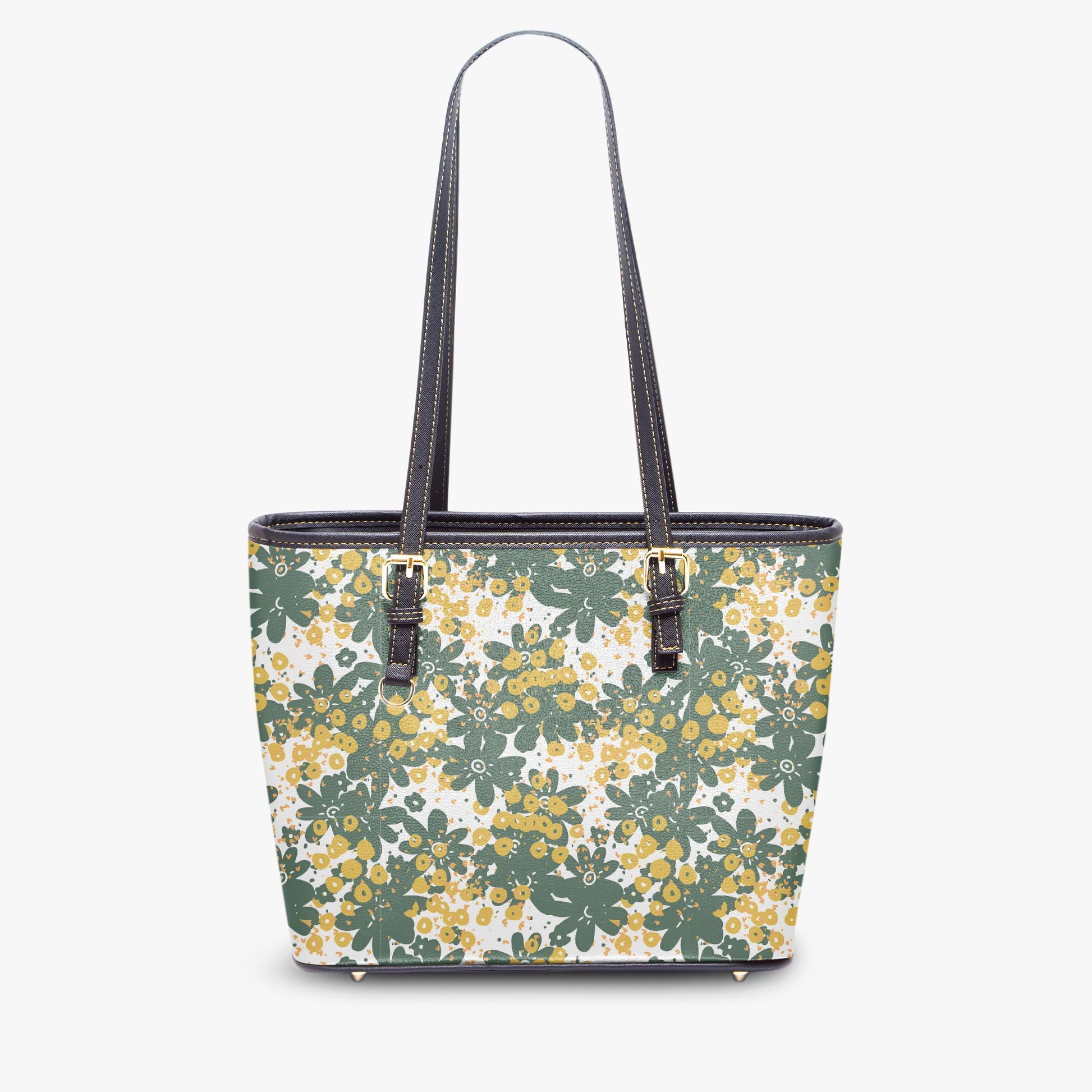 Vintage-Inspired Floral Tote Bag - Classic Style for Everyday, Work, or Travel