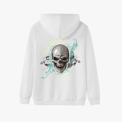 Aggressive Skull Hoodie - Bold Latin-Inspired Streetwear Pullover