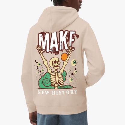 Make New History Hoodie – Bold Skeleton Art with Eye-Catching Graphic