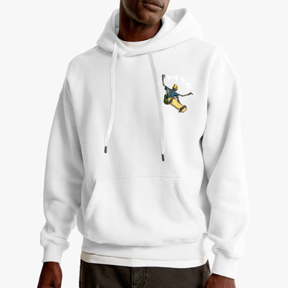 Skate Fever Hoodie – Bold Skull and Skateboard Design