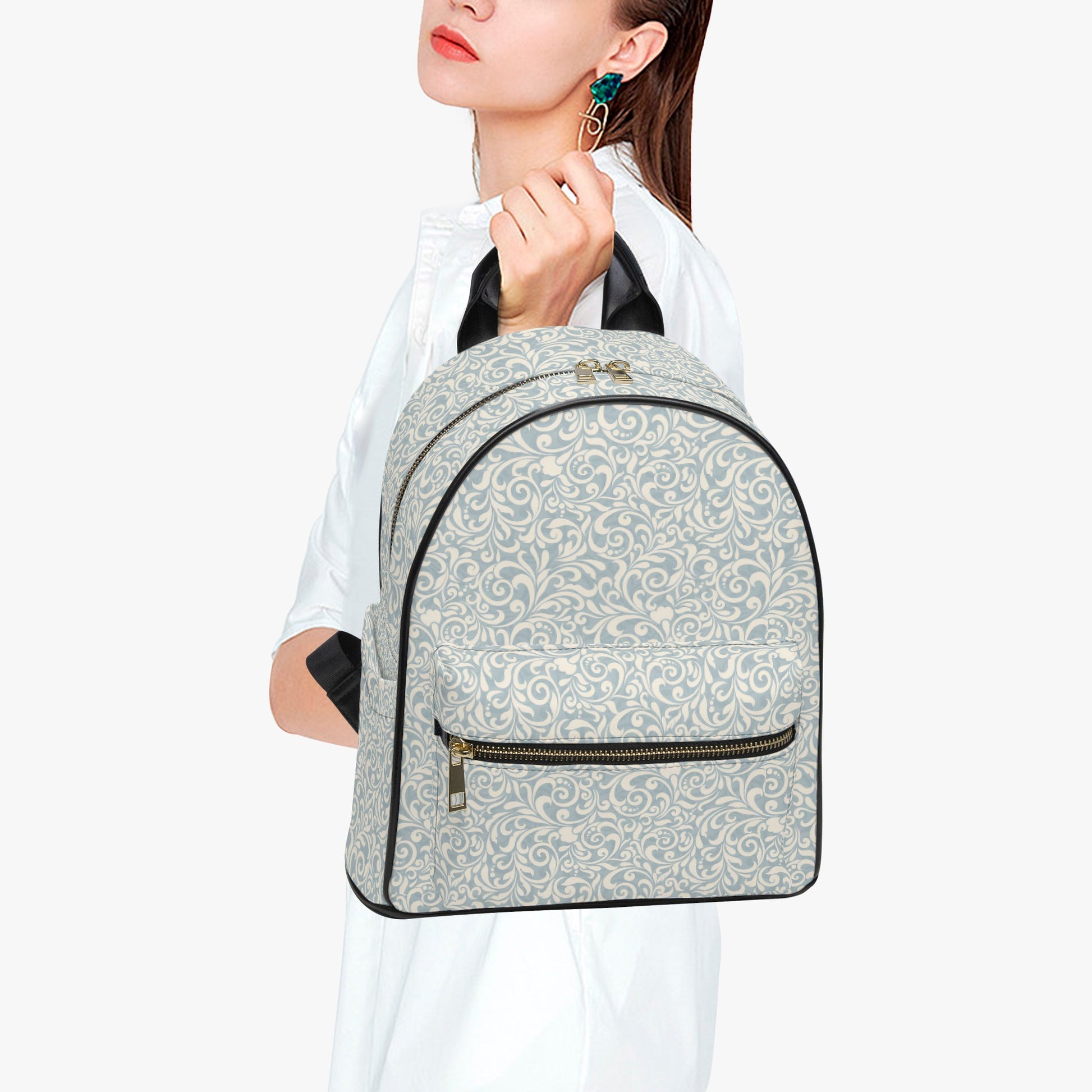 Whispering Willows Mini Backpack: A Delicate Swirl of Style