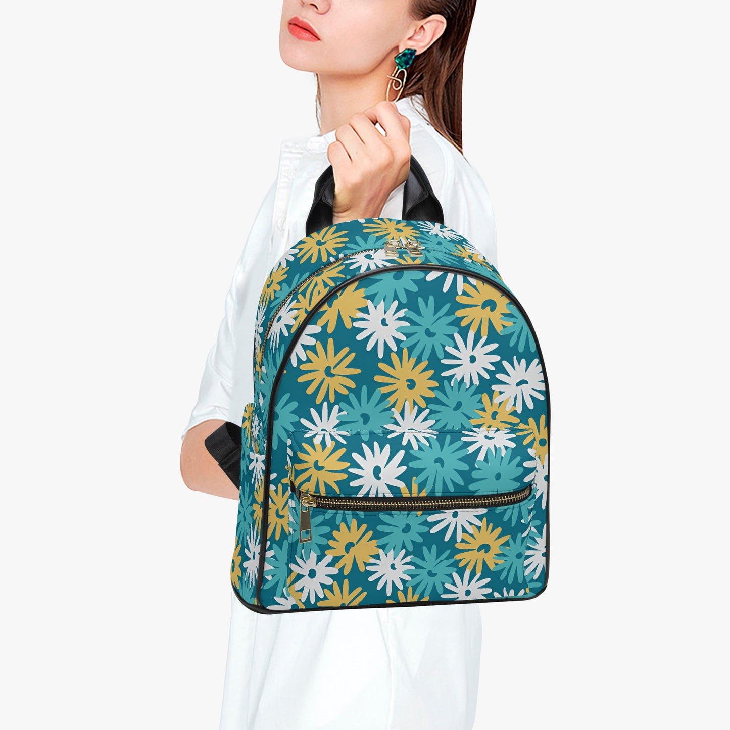 Sunny Blooms Mini Backpack: A Burst of Floral Fun