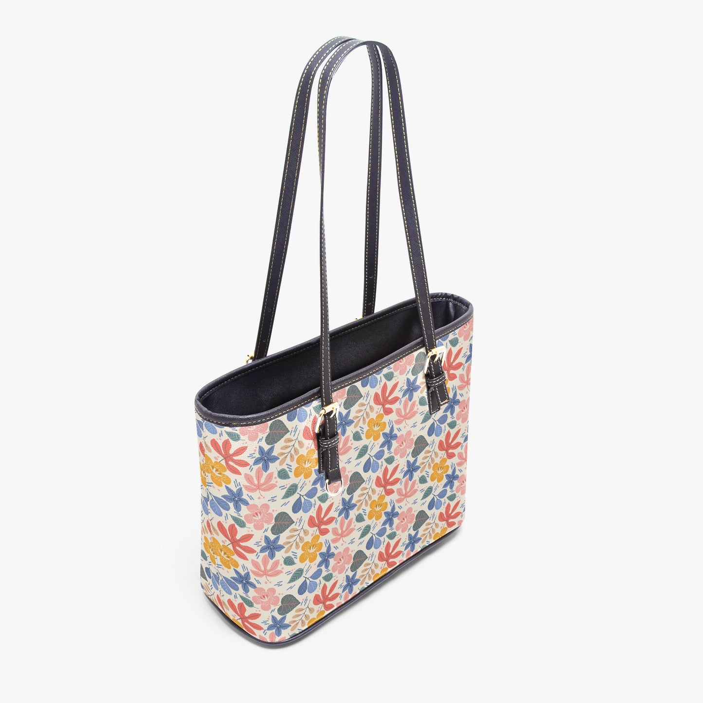 Pastel Floral Tote Bag - Sweet Spring Style for Everyday, Work, or Travel