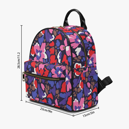 Bold Bloom Mini Backpack: A Vibrant Floral Statement