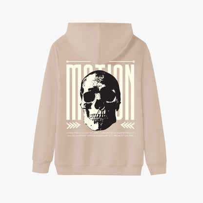 Motion Skull Hoodie – Minimalist Gothic Skull Design