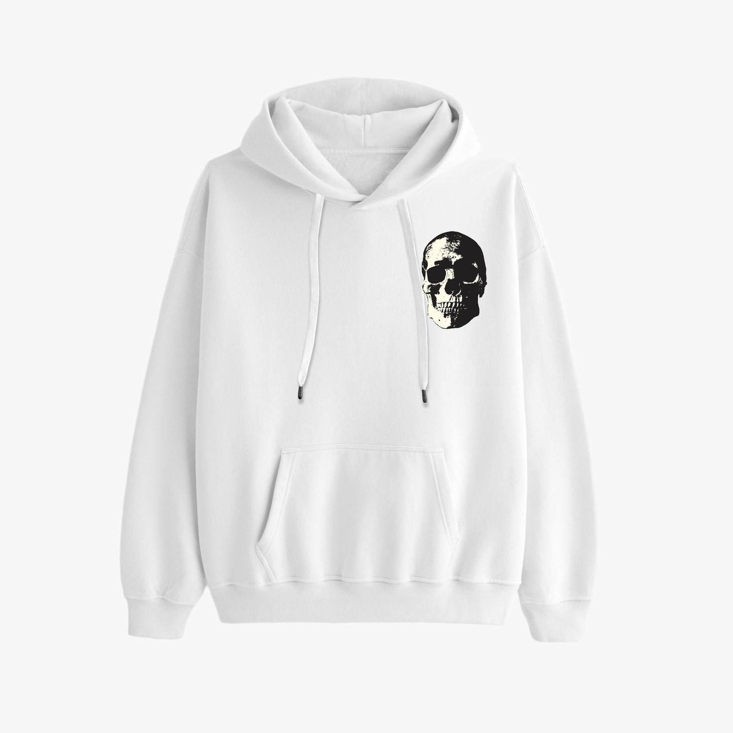 Motion Skull Hoodie – Minimalist Gothic Skull Design