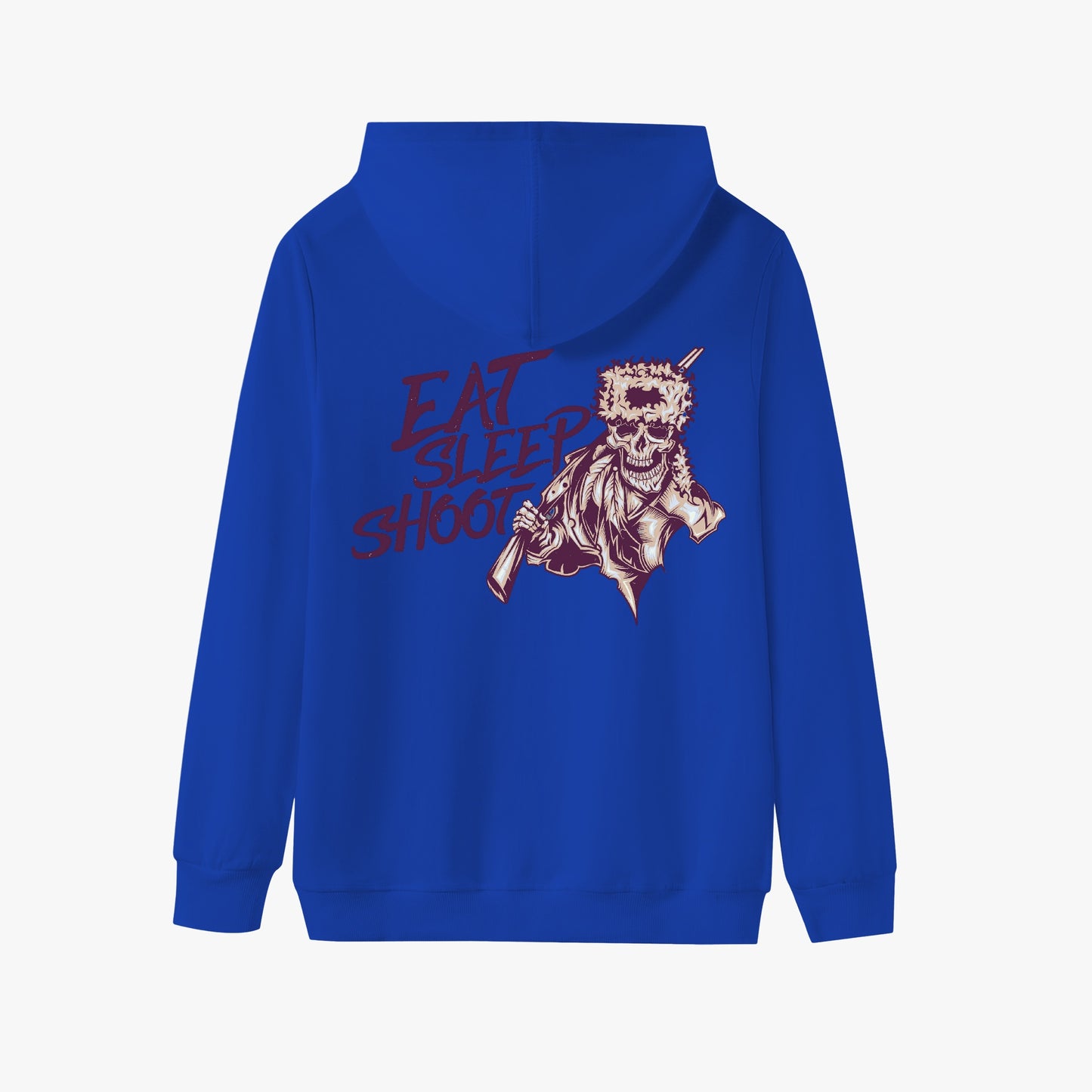 Eat Sleep Shoot - Premium Skull Graphic Pullover Hoodie