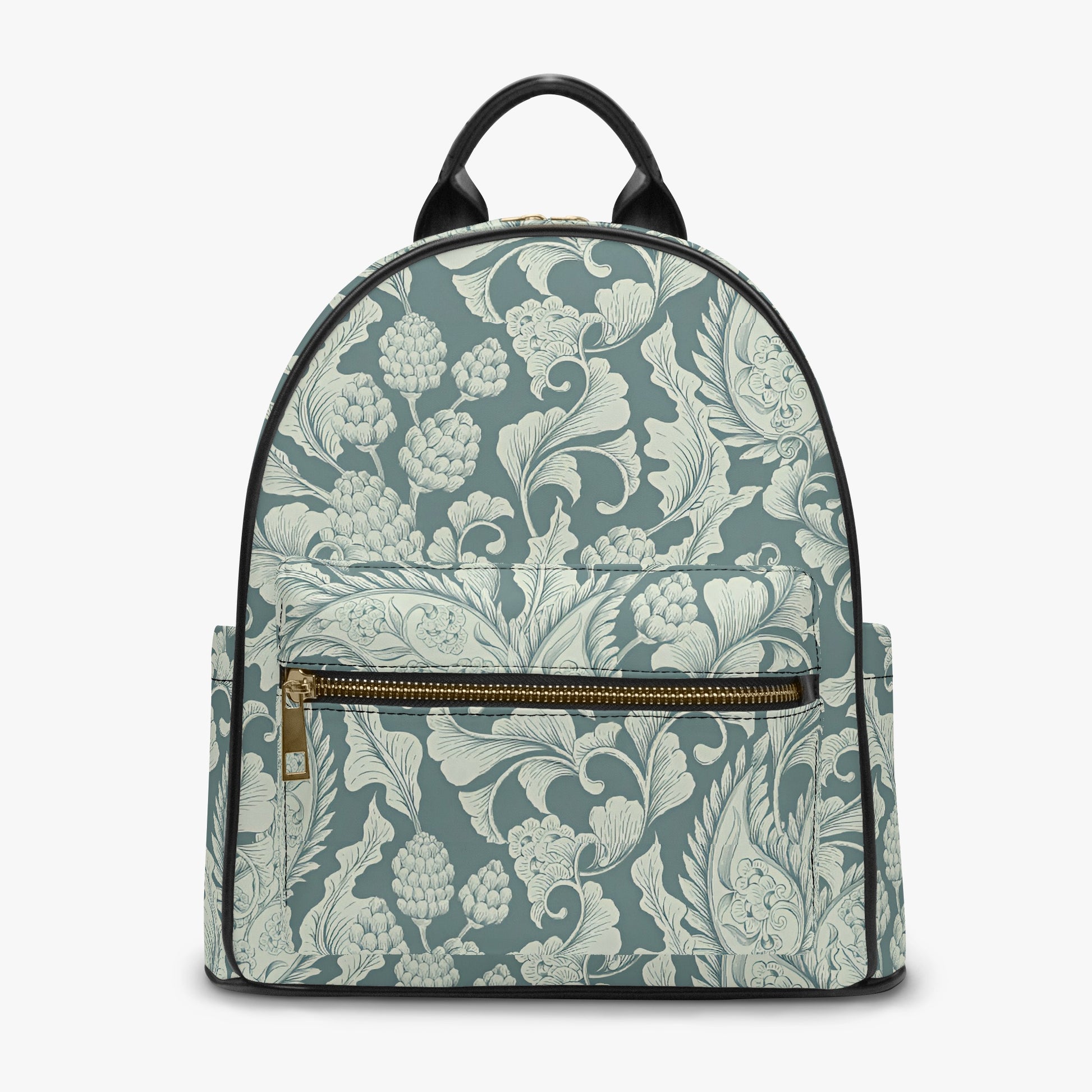 Serene Scroll Mini Backpack: A Touch of Vintage Elegance