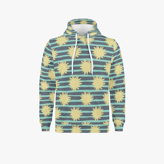 wearskull Sunburst Stripes Hoodie - Vibrant Summer Vibes