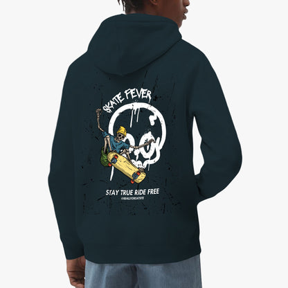 Skate Fever Hoodie – Bold Skull and Skateboard Design