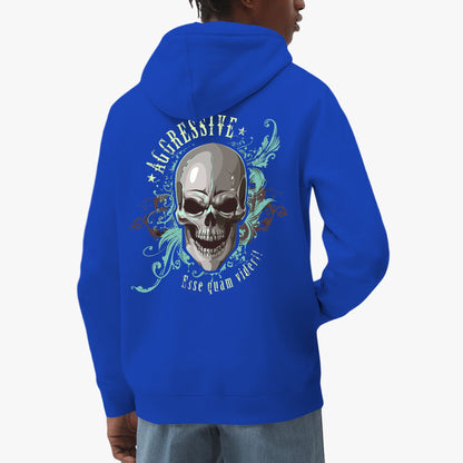 Aggressive Skull Hoodie - Bold Latin-Inspired Streetwear Pullover