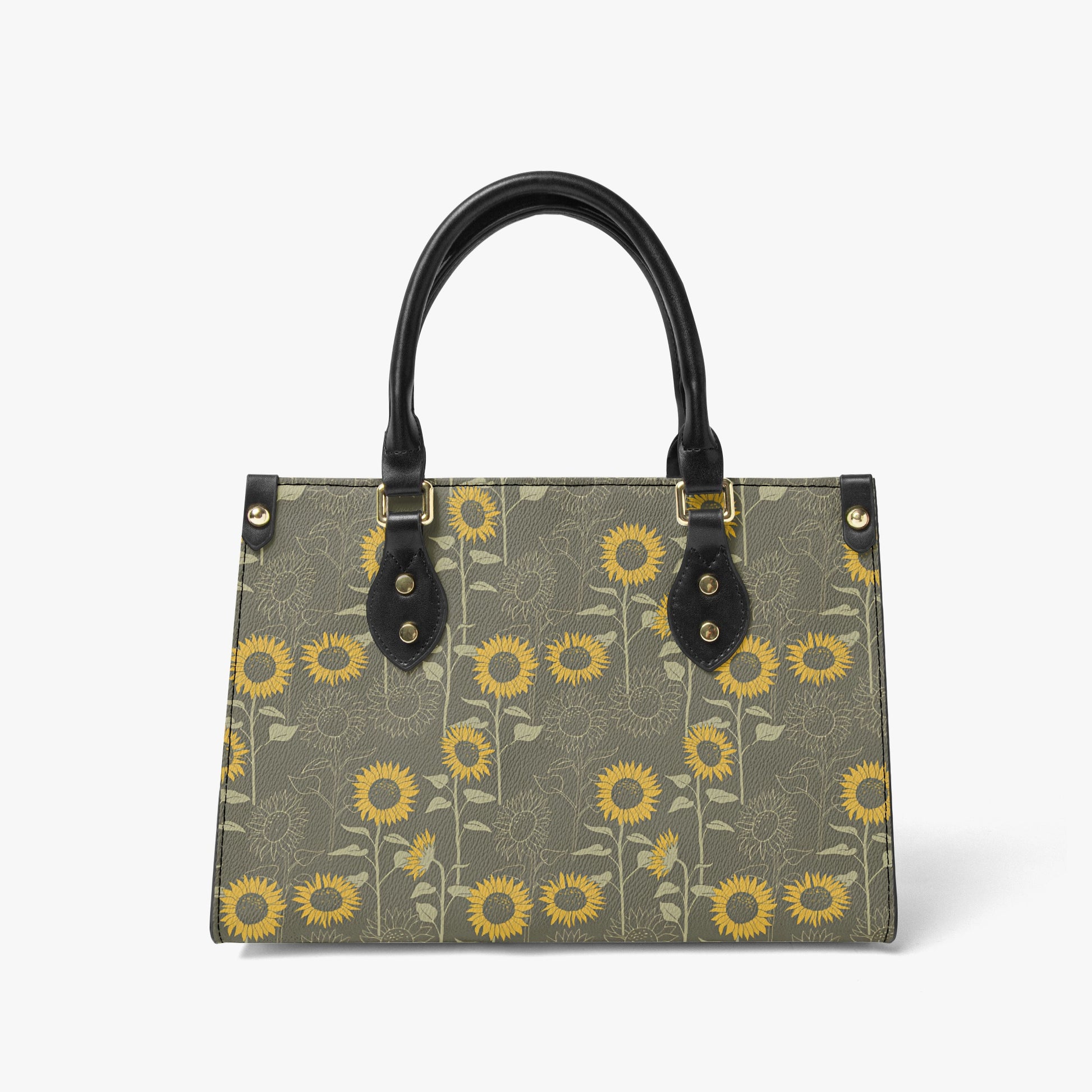 Women's Sunflower Print Handbag - Stylish & Versatile Tote Bag