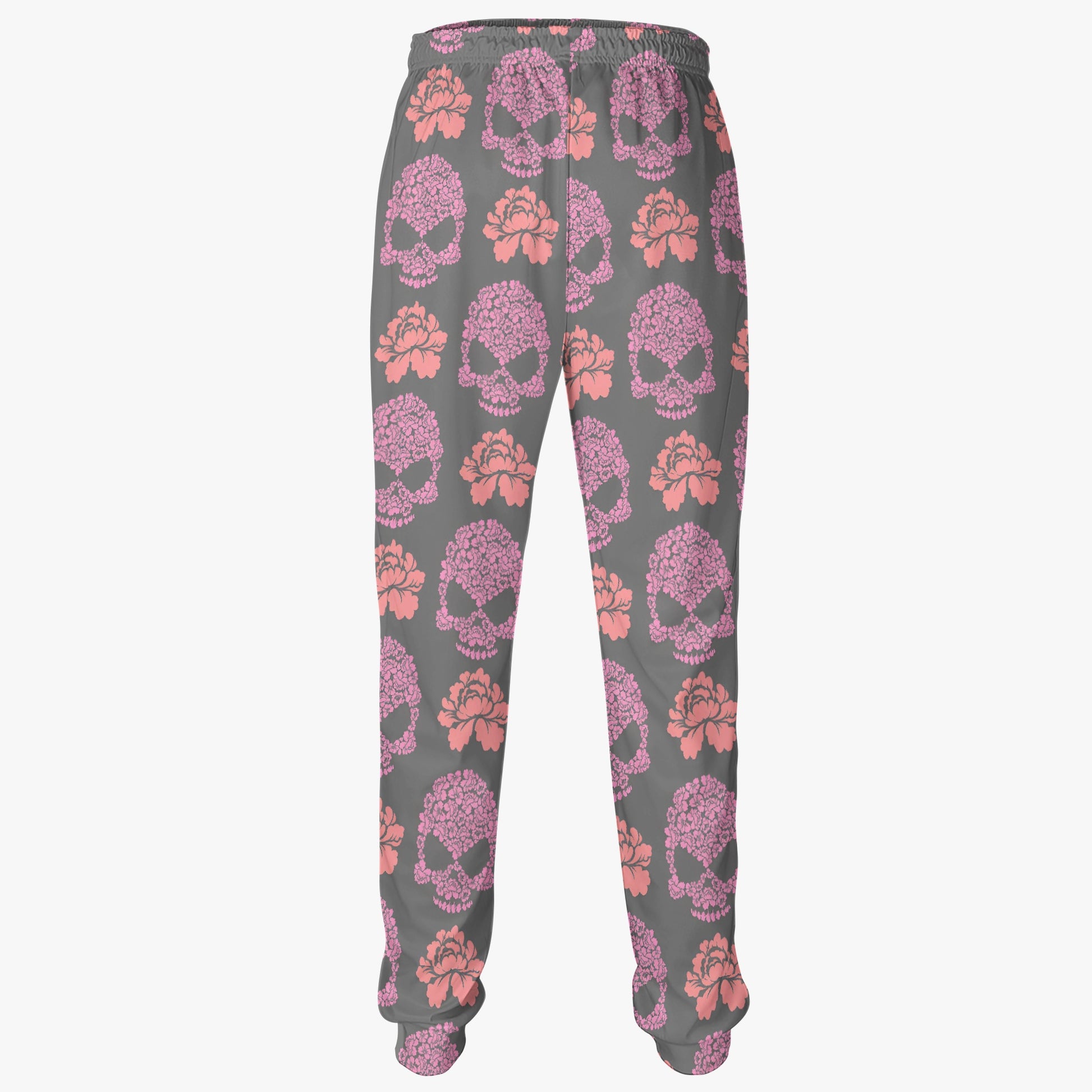 Floral Skull Print Jogger Sweatpants - Stylish & Comfortable Loungewear