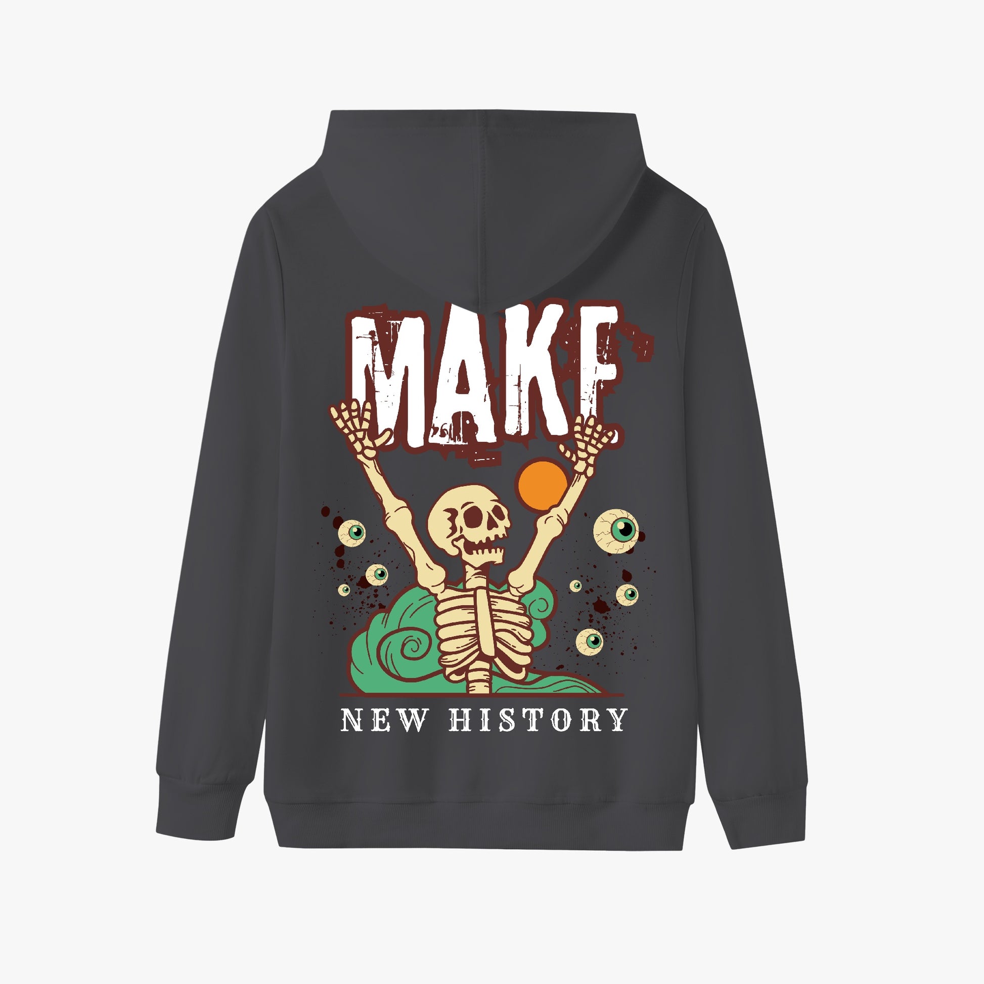 Make New History Hoodie – Bold Skeleton Art with Eye-Catching Graphic