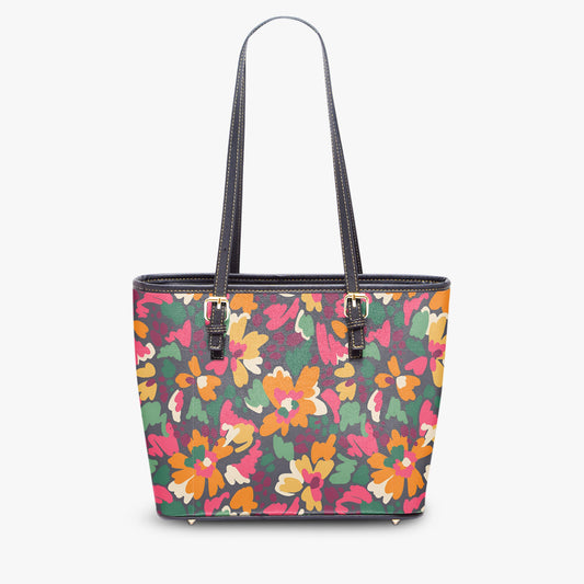 Vibrant Floral Tote Bag - Colorful & Stylish for Everyday, Work, or Travel