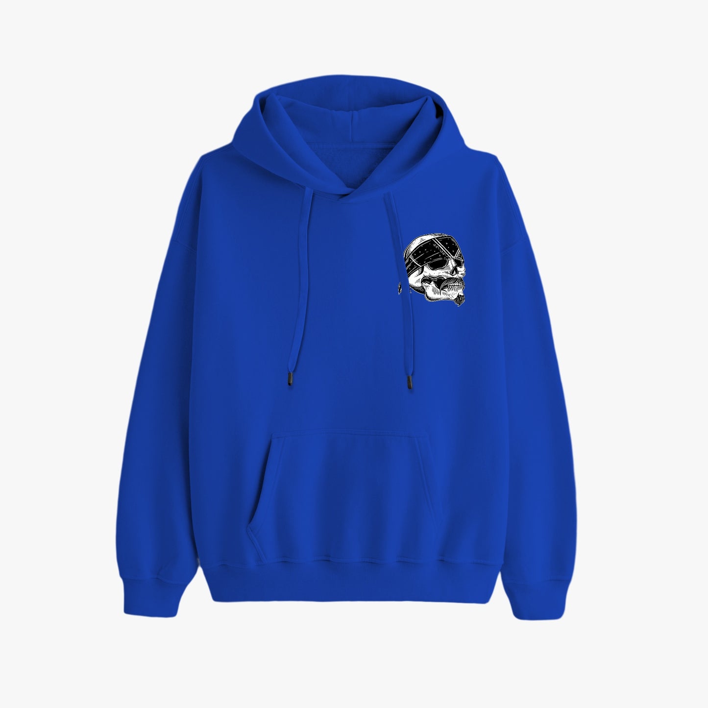 Good Vibes Skull Hoodie – Edgy Bandana Skull Graphic Design