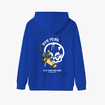 Skate Fever Hoodie – Bold Skull and Skateboard Design