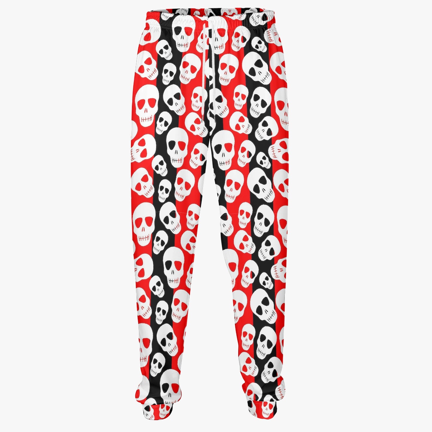 Rock On: Skull and Stripes All-Over Print Joggers