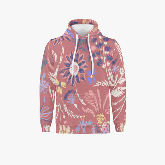 Sketch Floral Hoodie - Artistic Botanical Print for Everyday Style