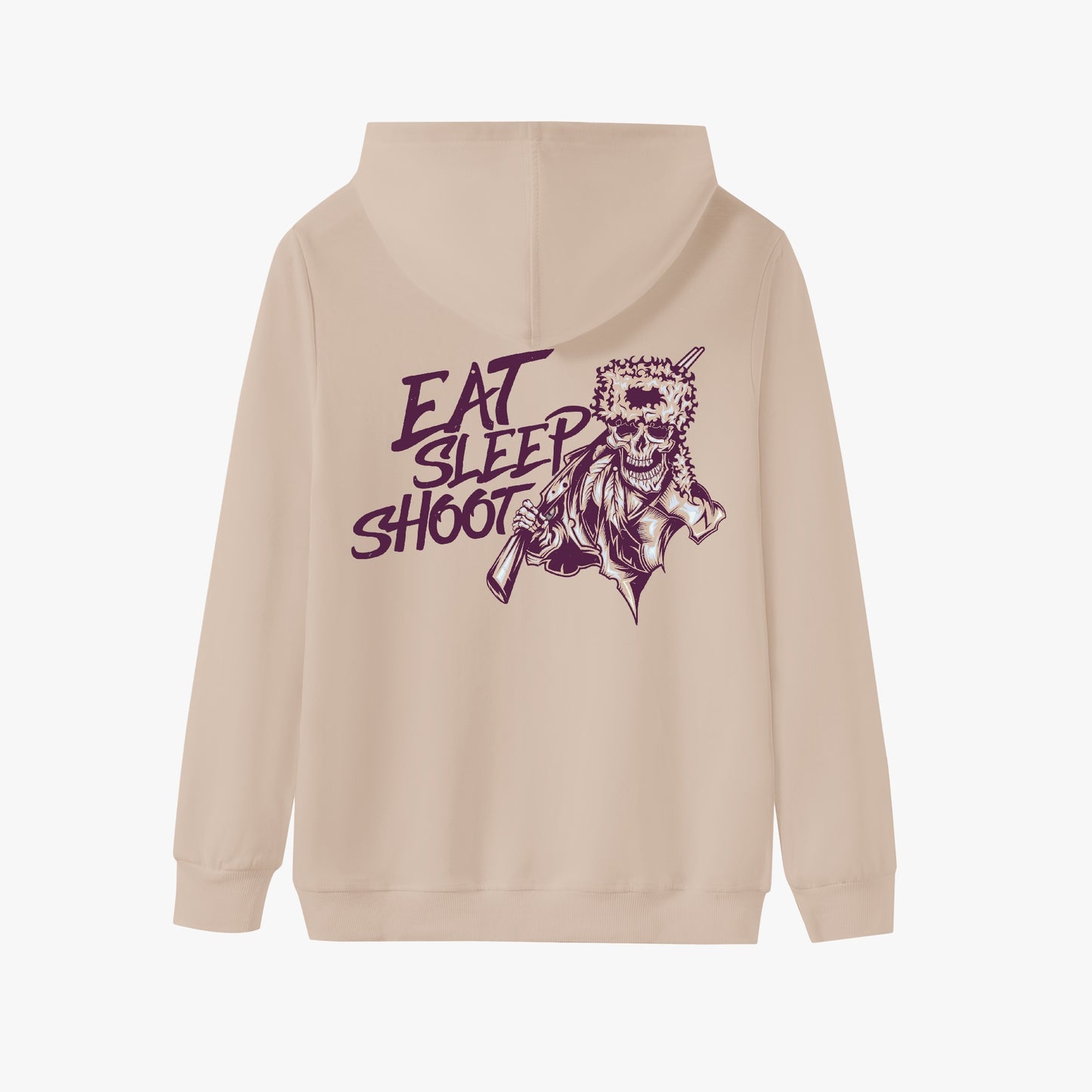 Eat Sleep Shoot - Premium Skull Graphic Pullover Hoodie