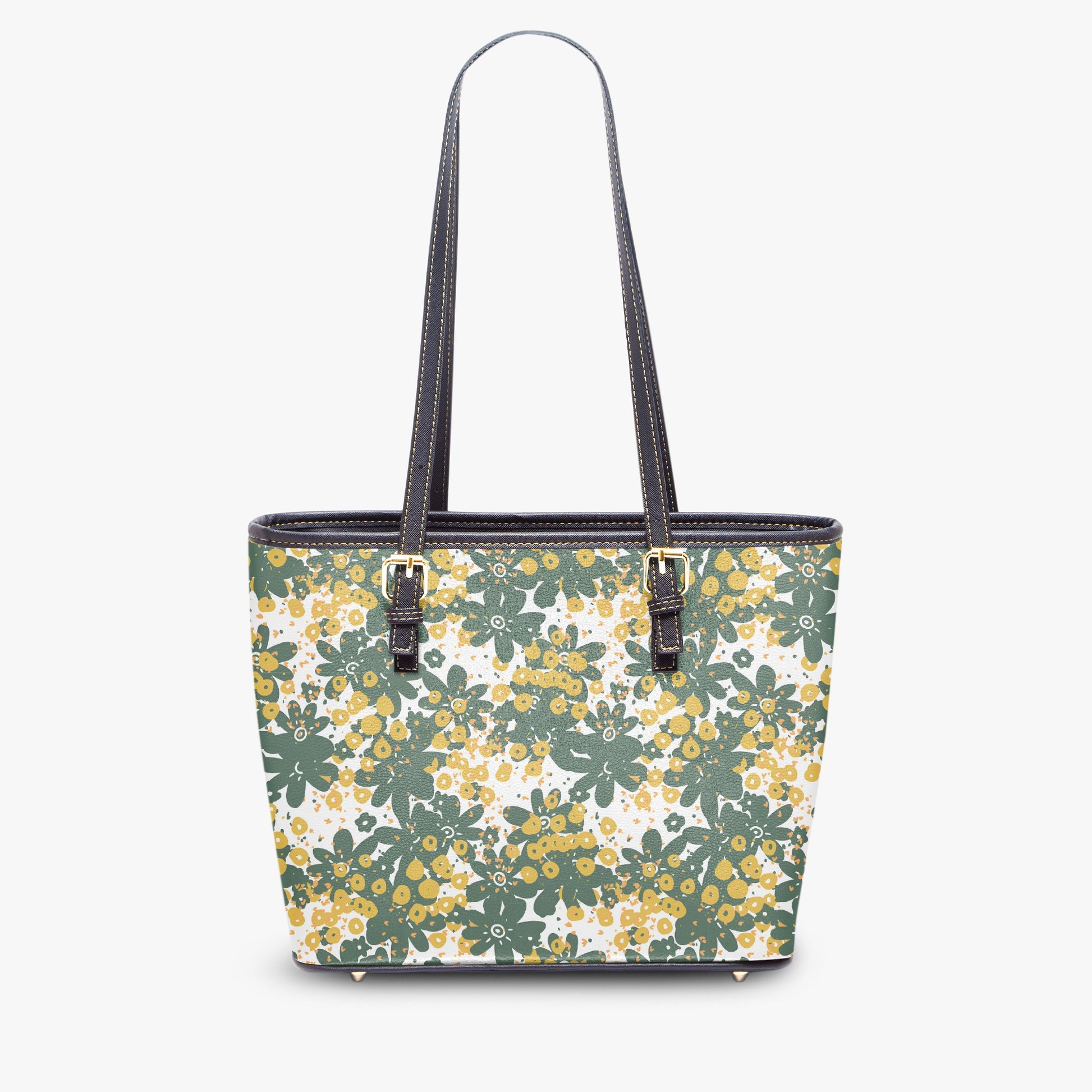 Vintage-Inspired Floral Tote Bag - Classic Style for Everyday, Work, or Travel