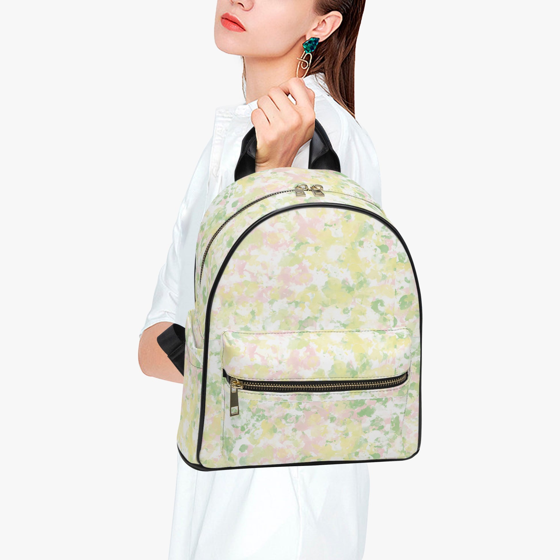 Spring Haze Mini Backpack: A Watercolor Dream