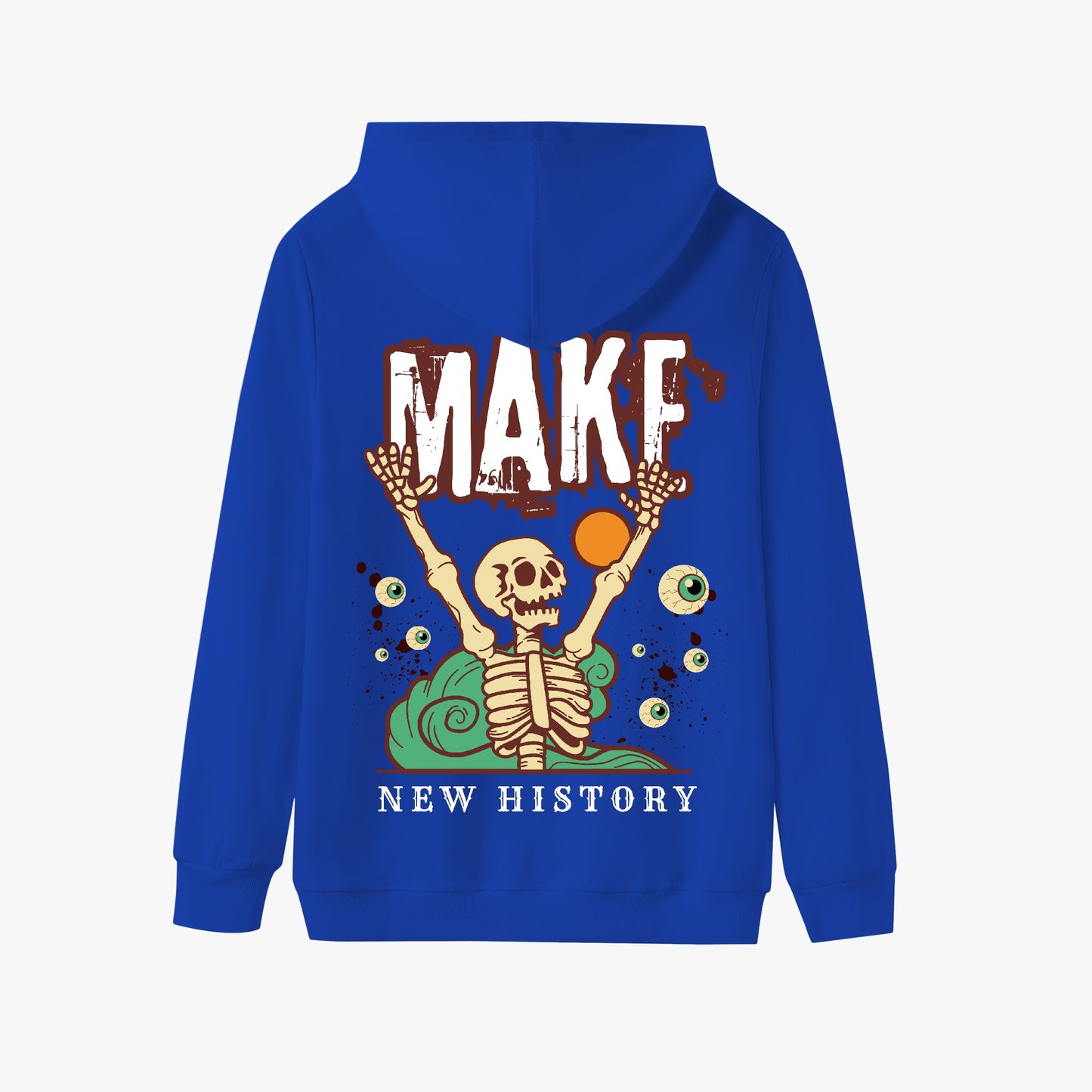 Make New History Hoodie – Bold Skeleton Art with Eye-Catching Graphic