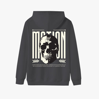 Motion Skull Hoodie – Minimalist Gothic Skull Design