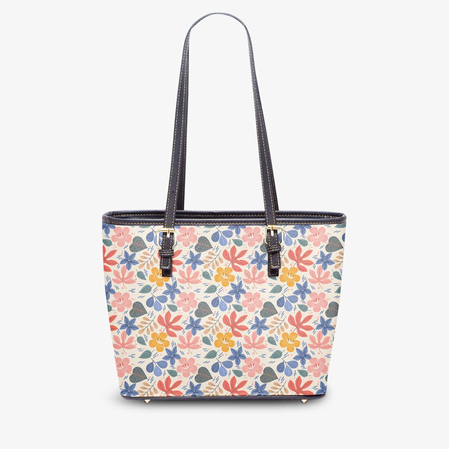 Pastel Floral Tote Bag - Sweet Spring Style for Everyday, Work, or Travel